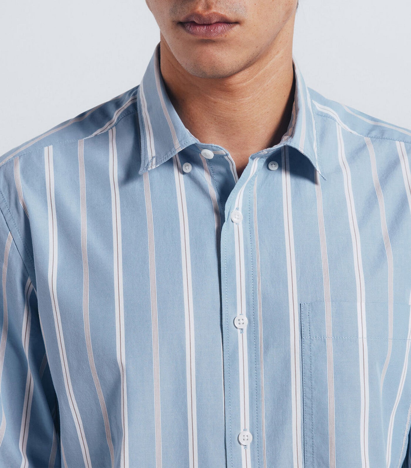 Striped Poplin Shirt