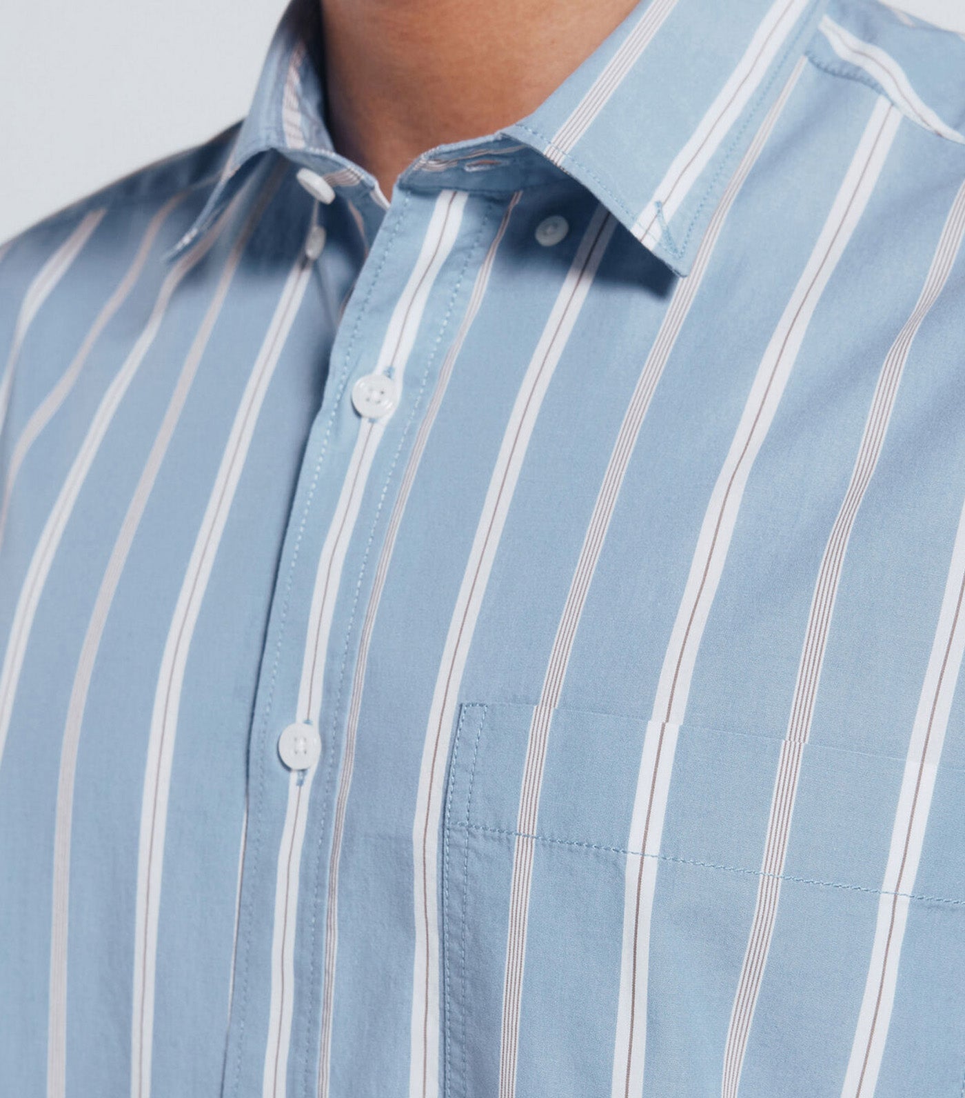 Striped Poplin Shirt
