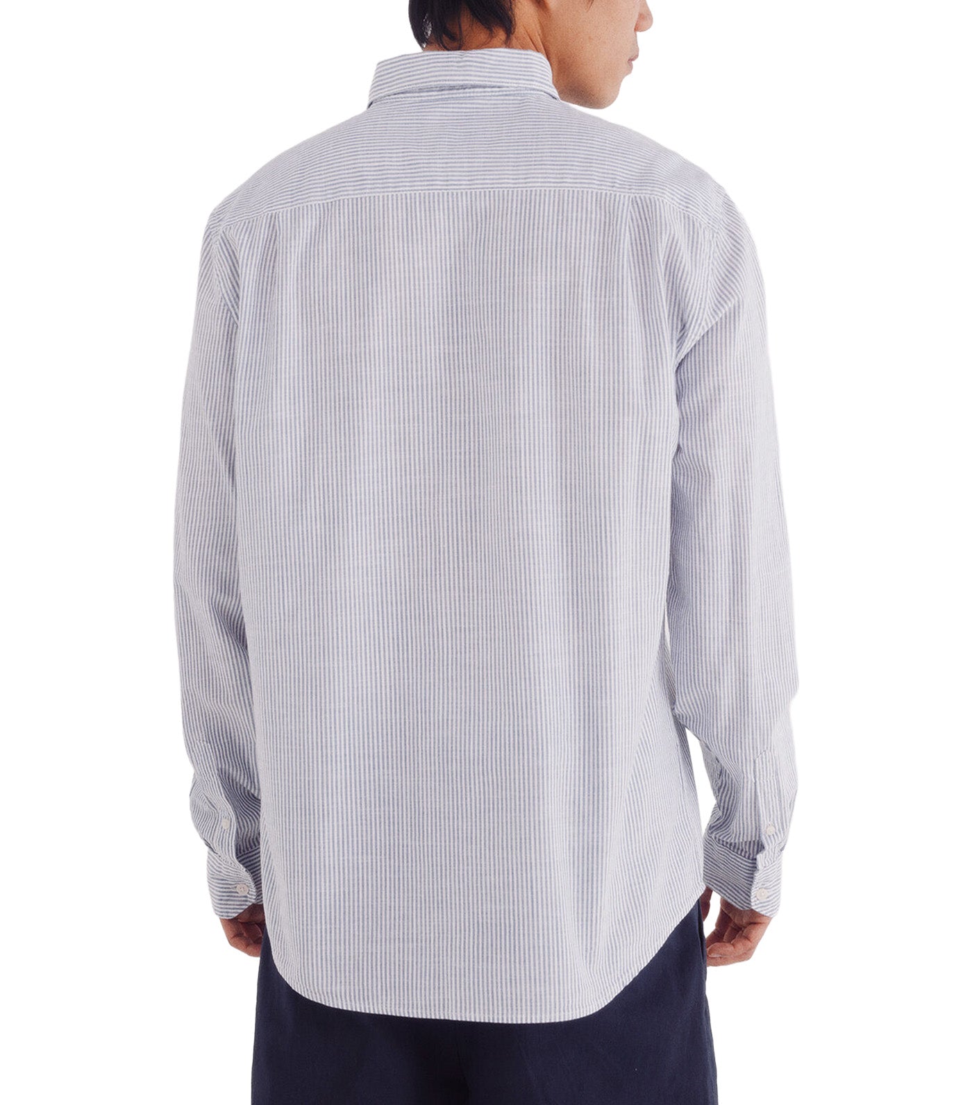 Striped Cotton Slub Shirt