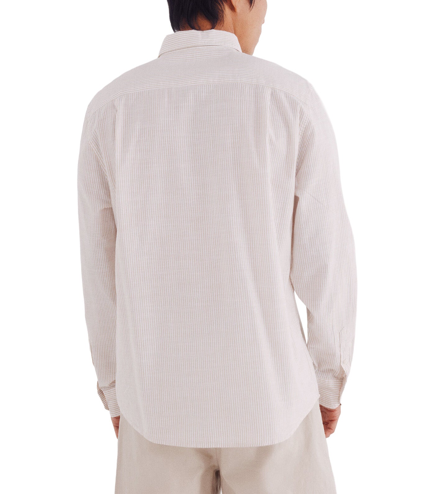Striped Cotton Slub Shirt