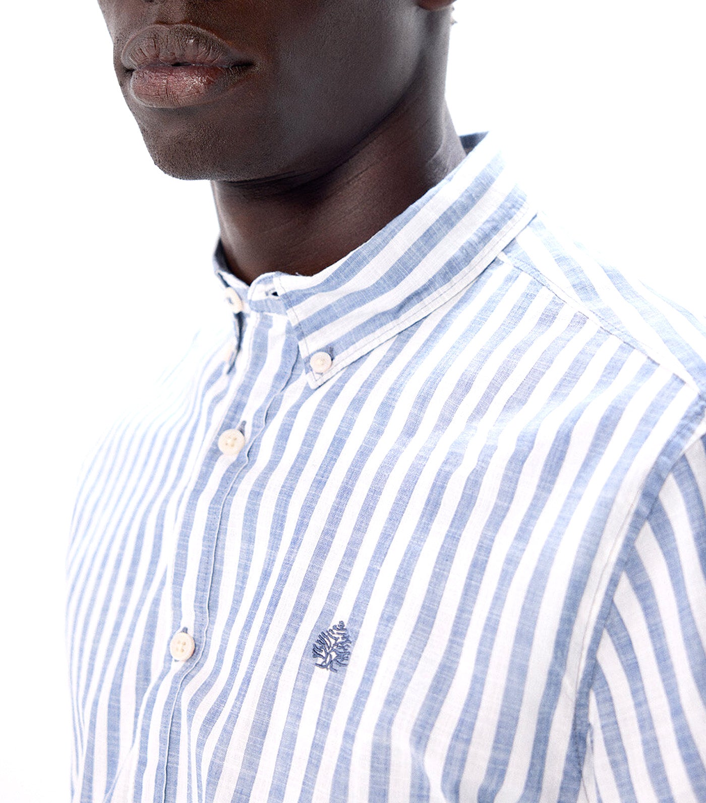 Light Striped Fabric Shirt
Blue