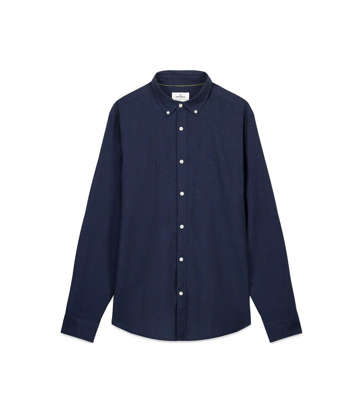 Springfield Linen Shirt Dark Blue