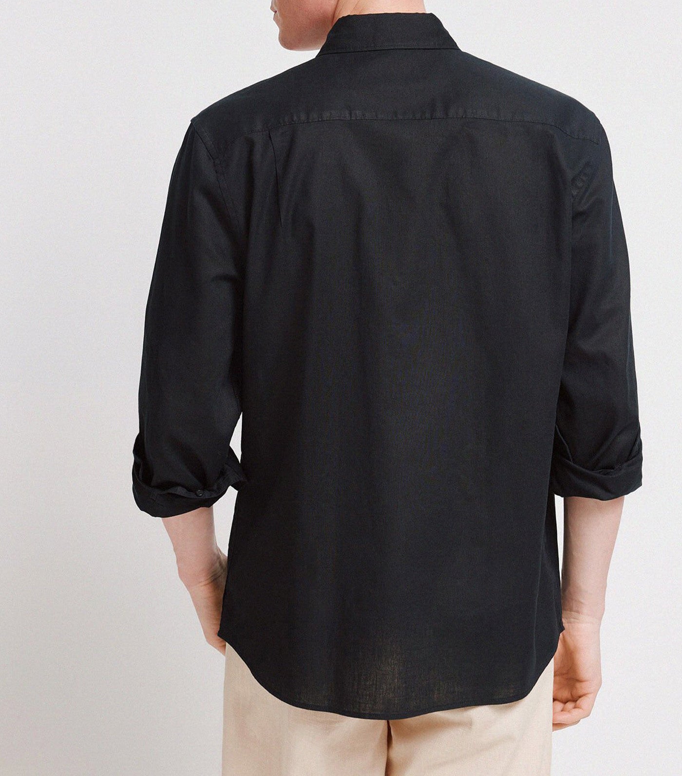 Springfield Linen Shirt Black