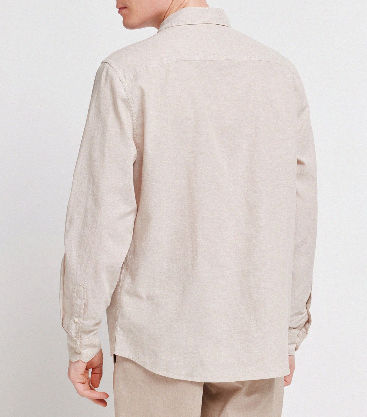 Springfield Linen Shirt Beige 2