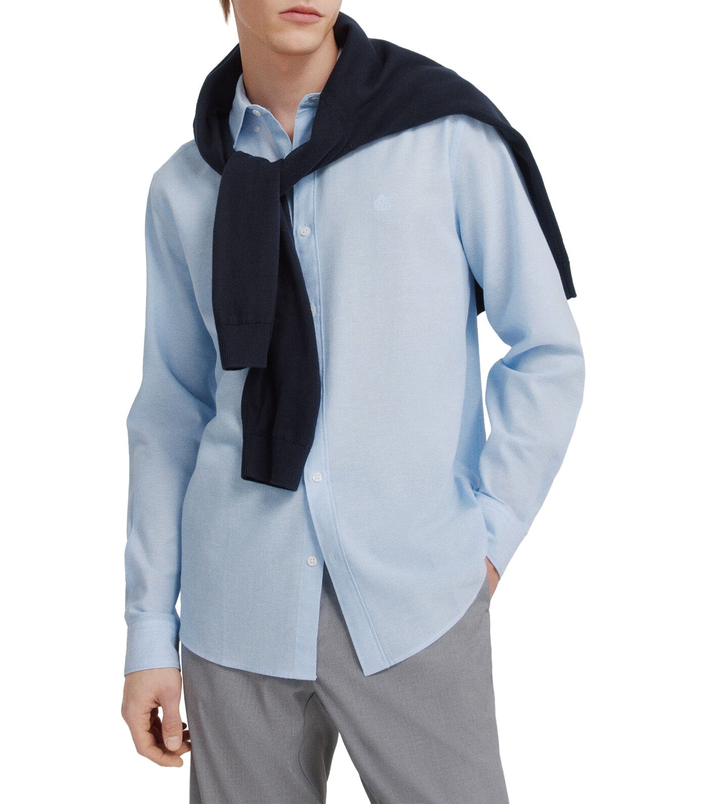 Springfield Linen Shirt Light Blue
