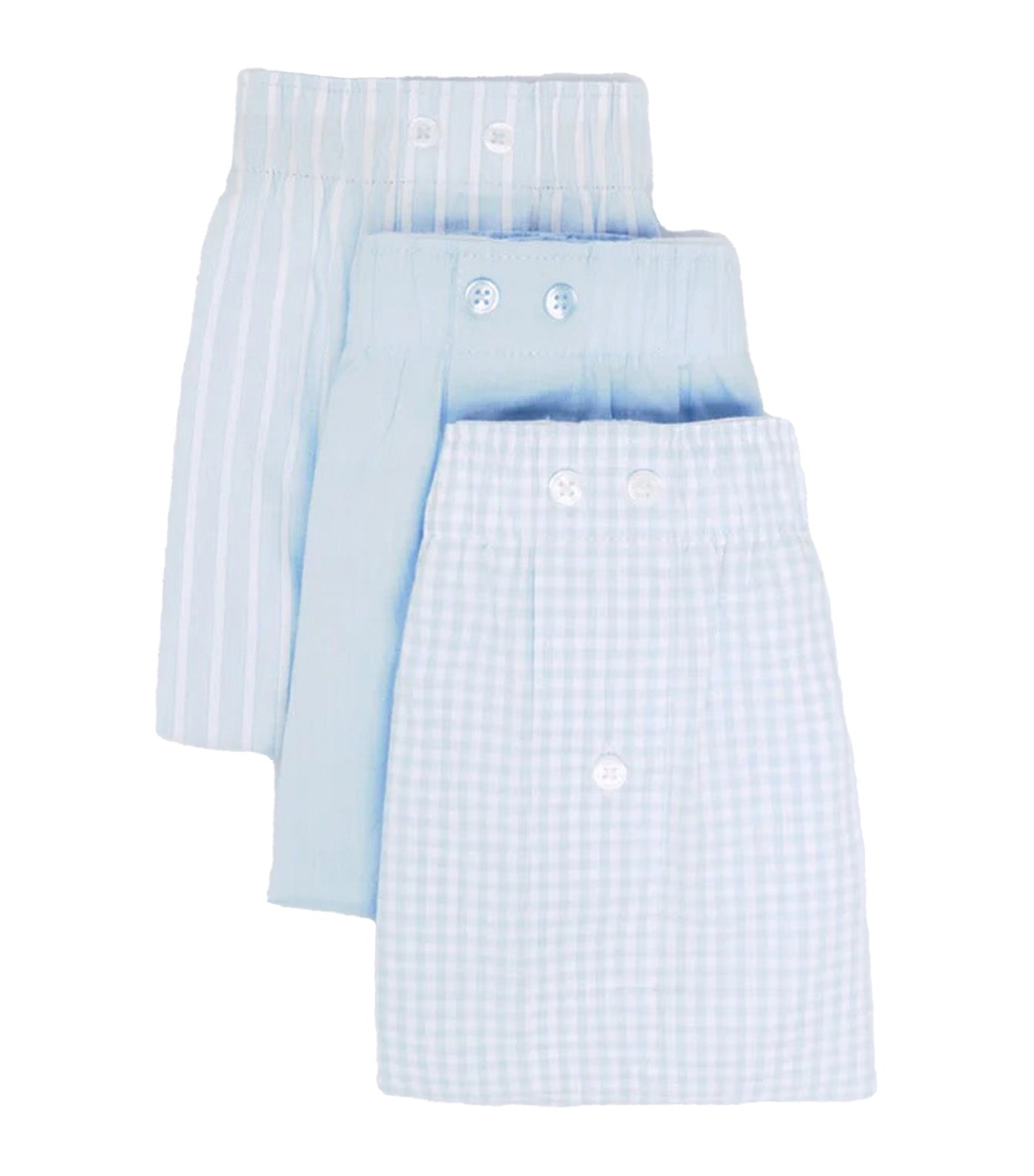 Pack of 3 Printed Poplin Briefs