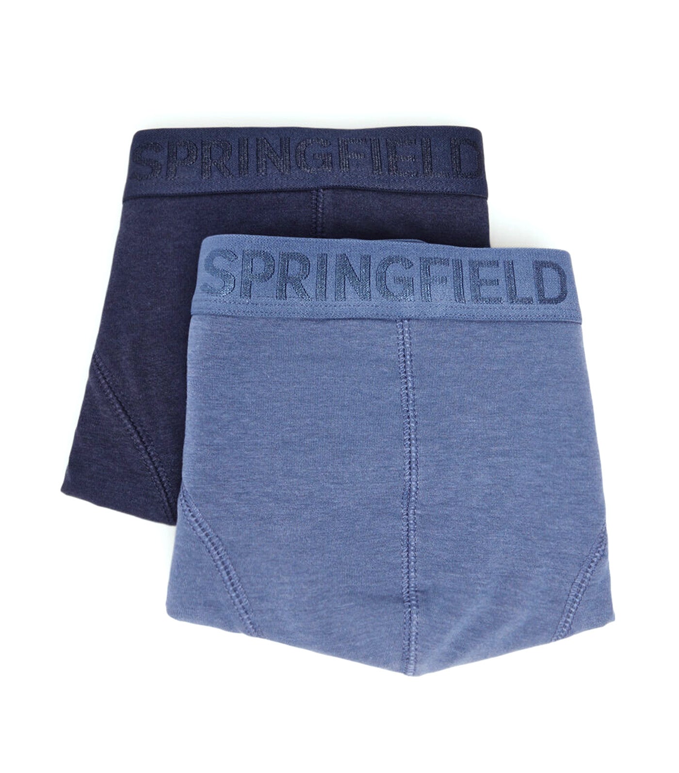 Springfield Pack of 2 Bamboo Boxers Dark Blue