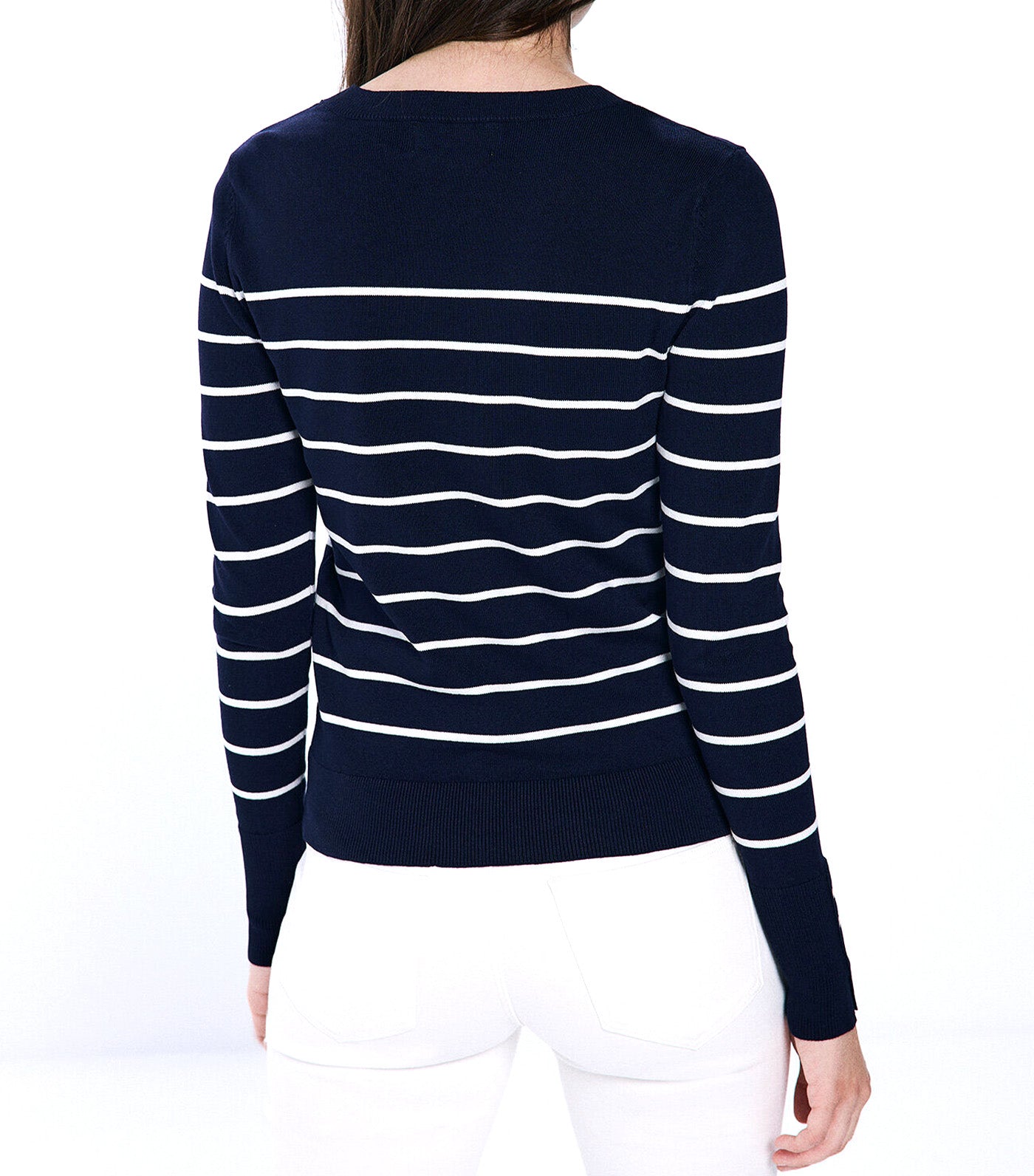 Lightweight Buttoned Cuff Jumper
Navy