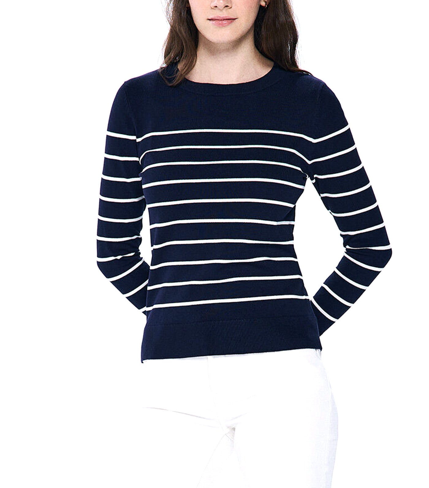 Lightweight Buttoned Cuff Jumper
Navy
