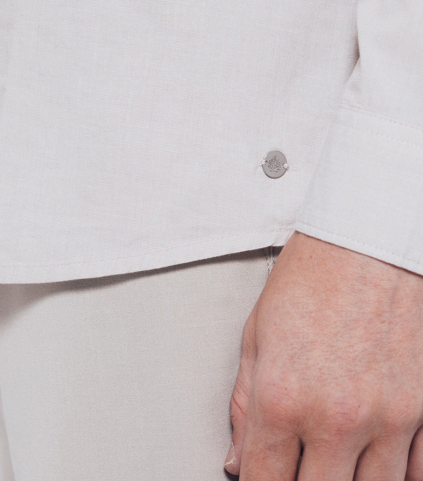 Cotton Shirt with Edging