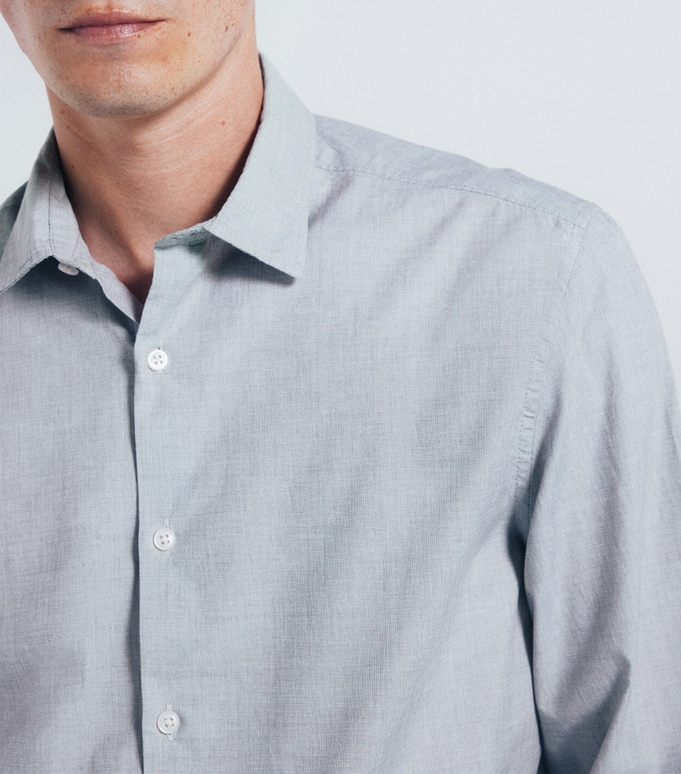 Cotton Shirt with Edging