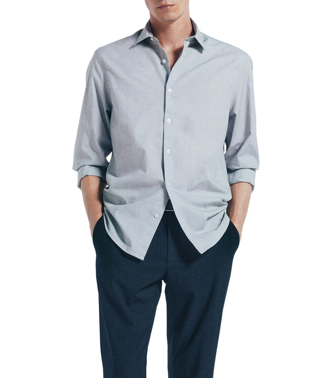 Cotton Shirt with Edging