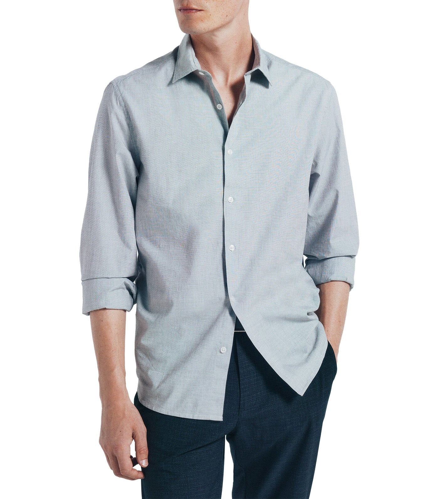 Cotton Shirt with Edging