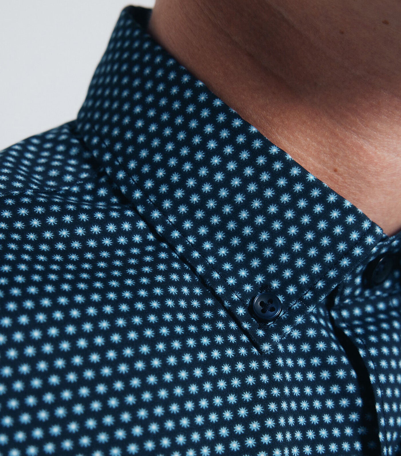 Micro Print Poplin Shirt