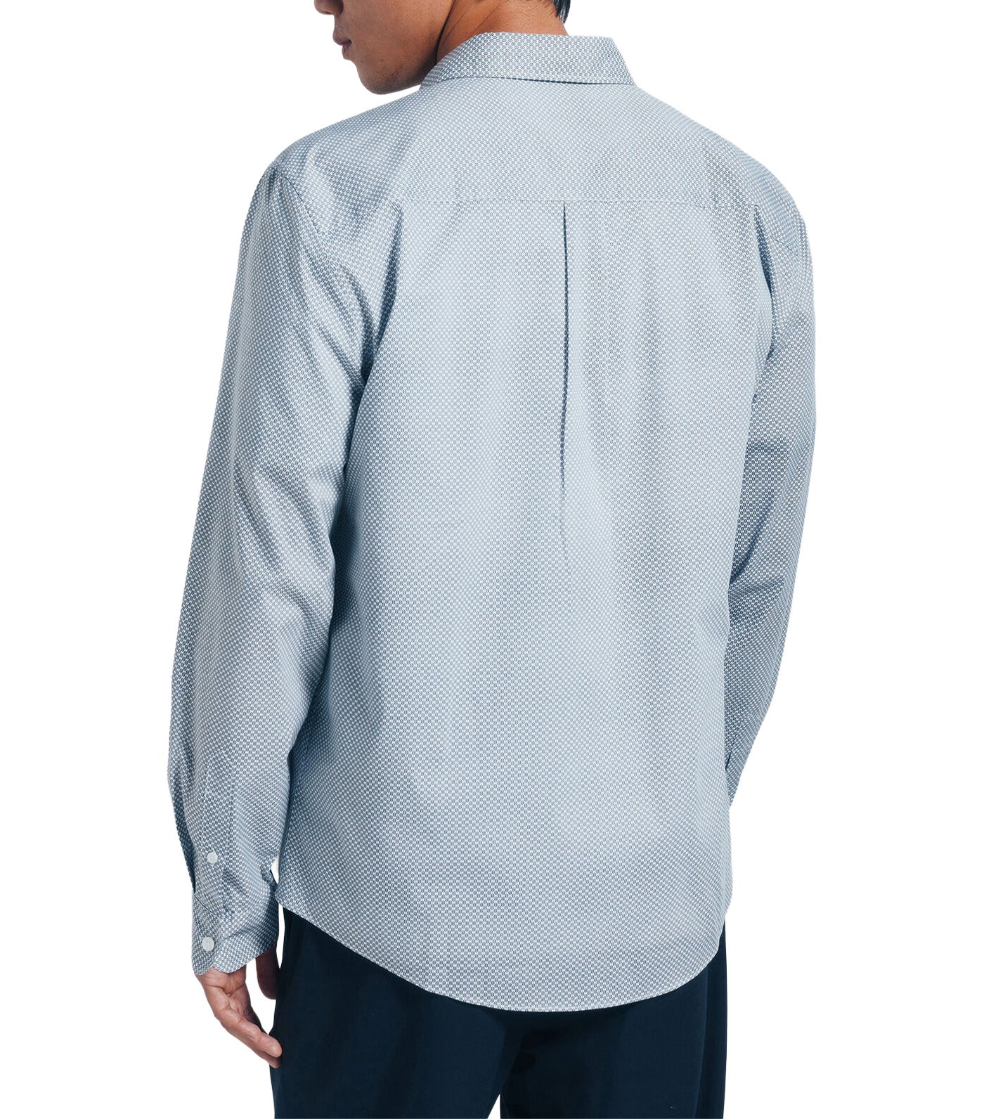 Micro Print Poplin Shirt