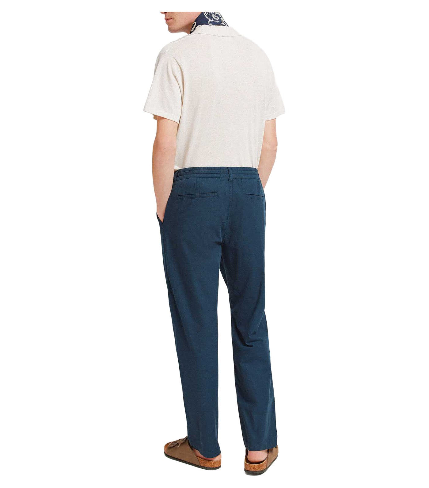 Linen Chino Trousers Comfort Fit