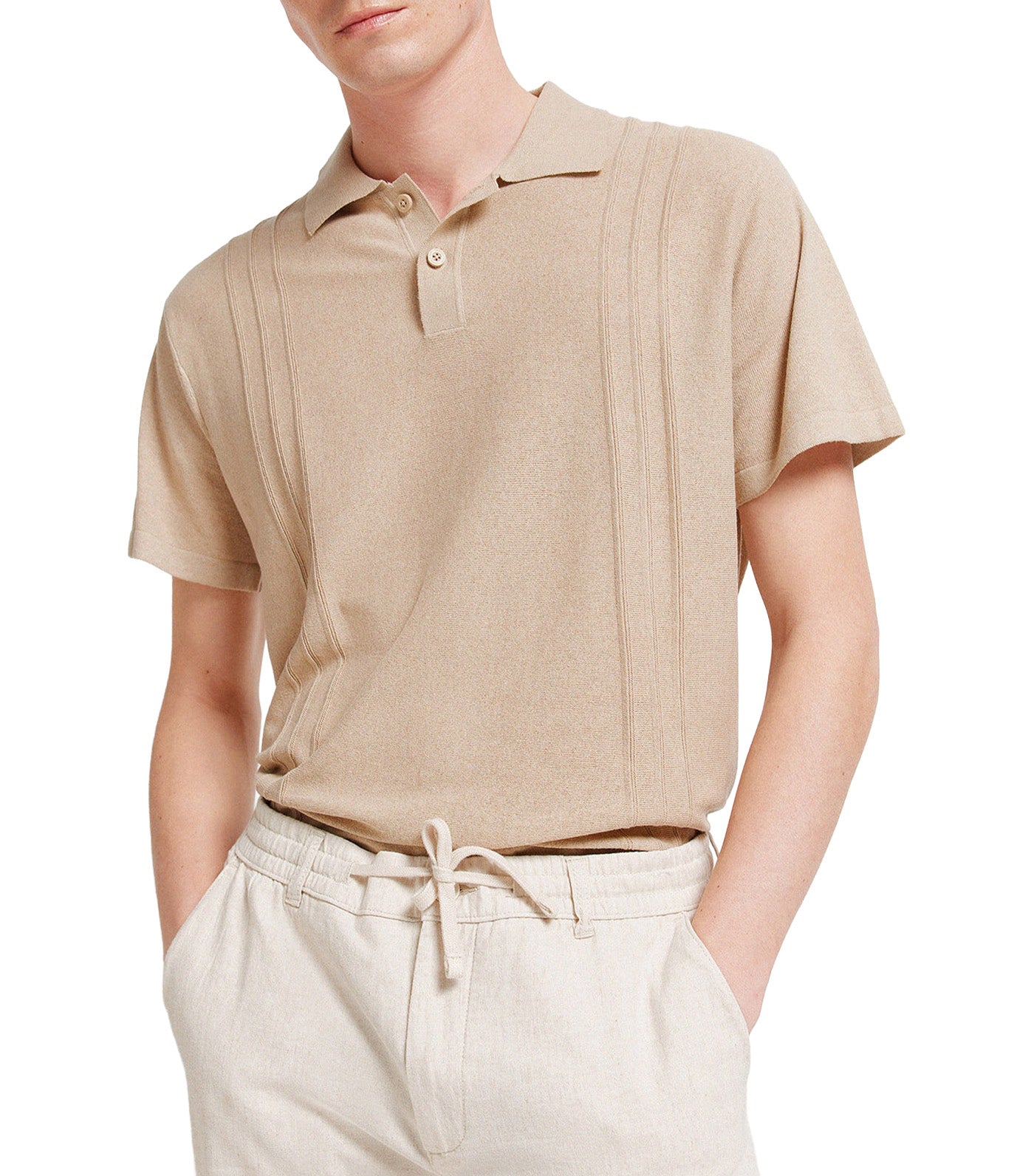 Linen Chino Trousers Comfort Fit