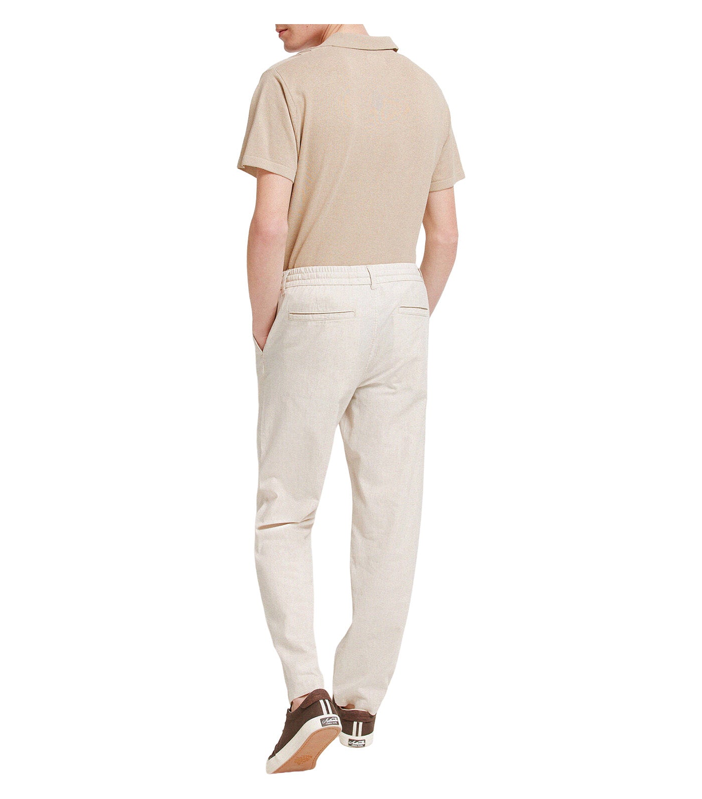 Linen Chino Trousers Comfort Fit