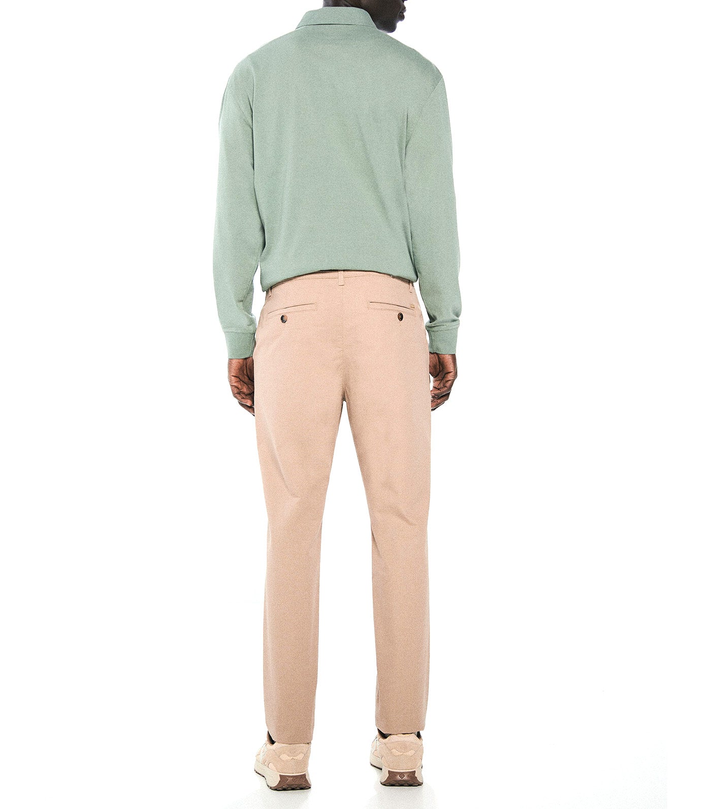 Slim Fit Micro-Printed Chinos