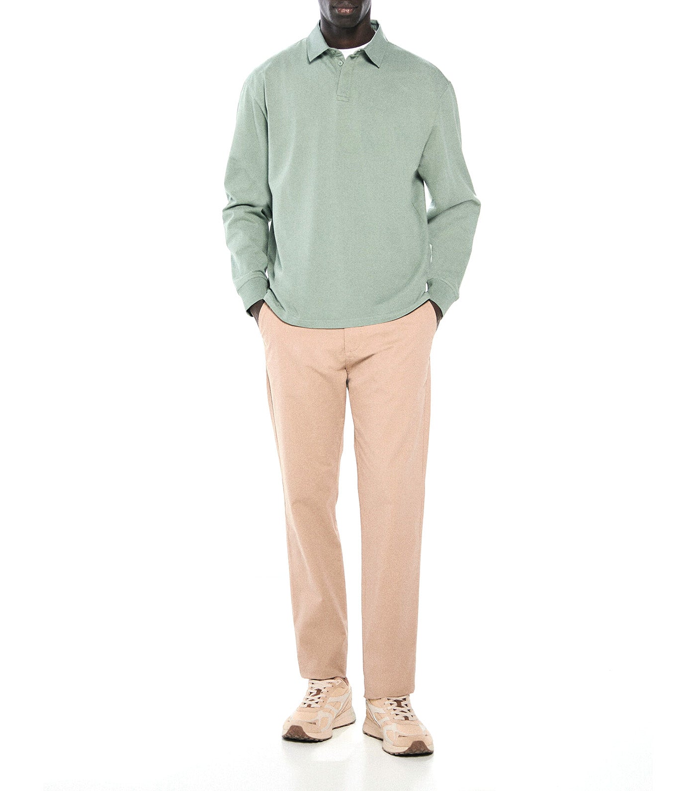 Slim Fit Micro-Printed Chinos