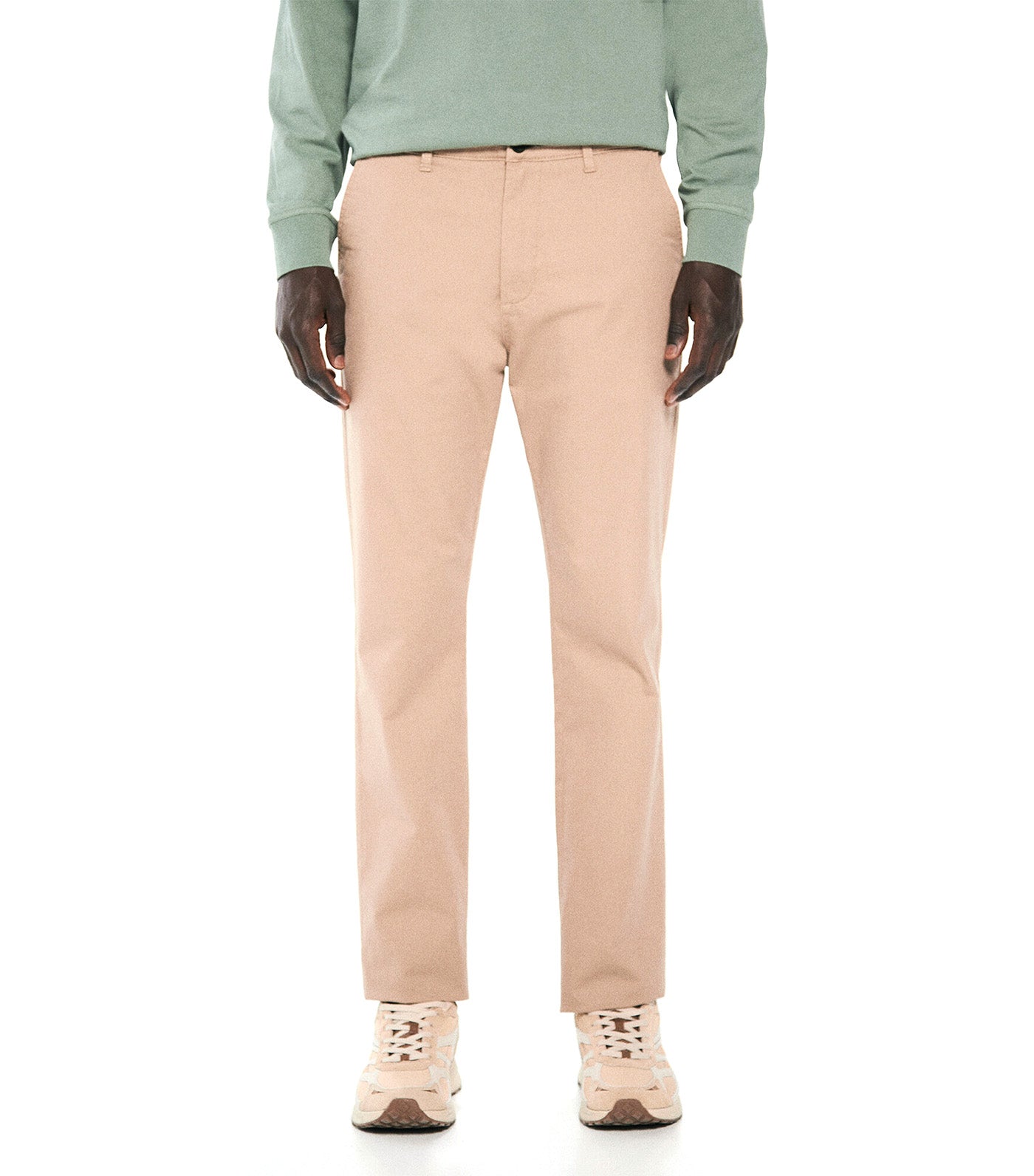 Slim Fit Micro-Printed Chinos