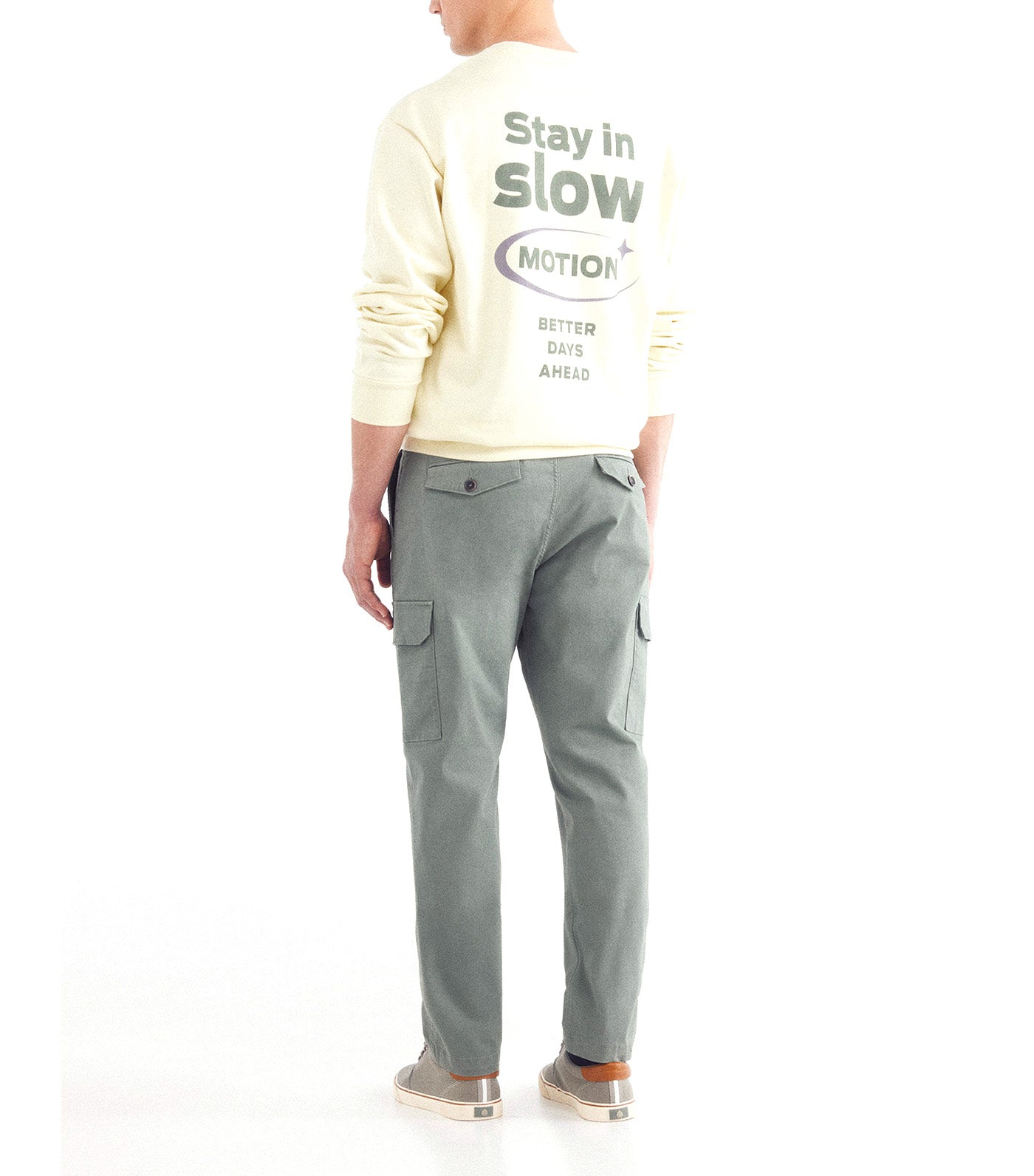 Slim Fit Comfort Cargo Chinos