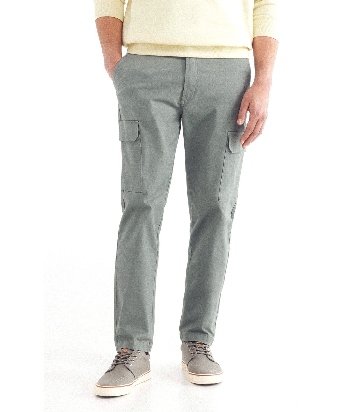 Slim Fit Comfort Cargo Chinos