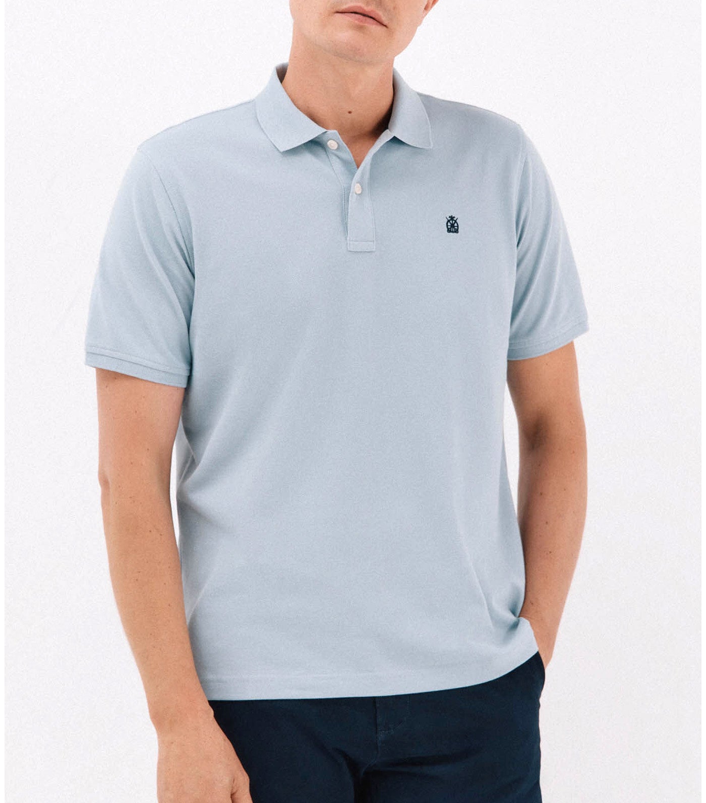 Basic Piqué Polo Shirt