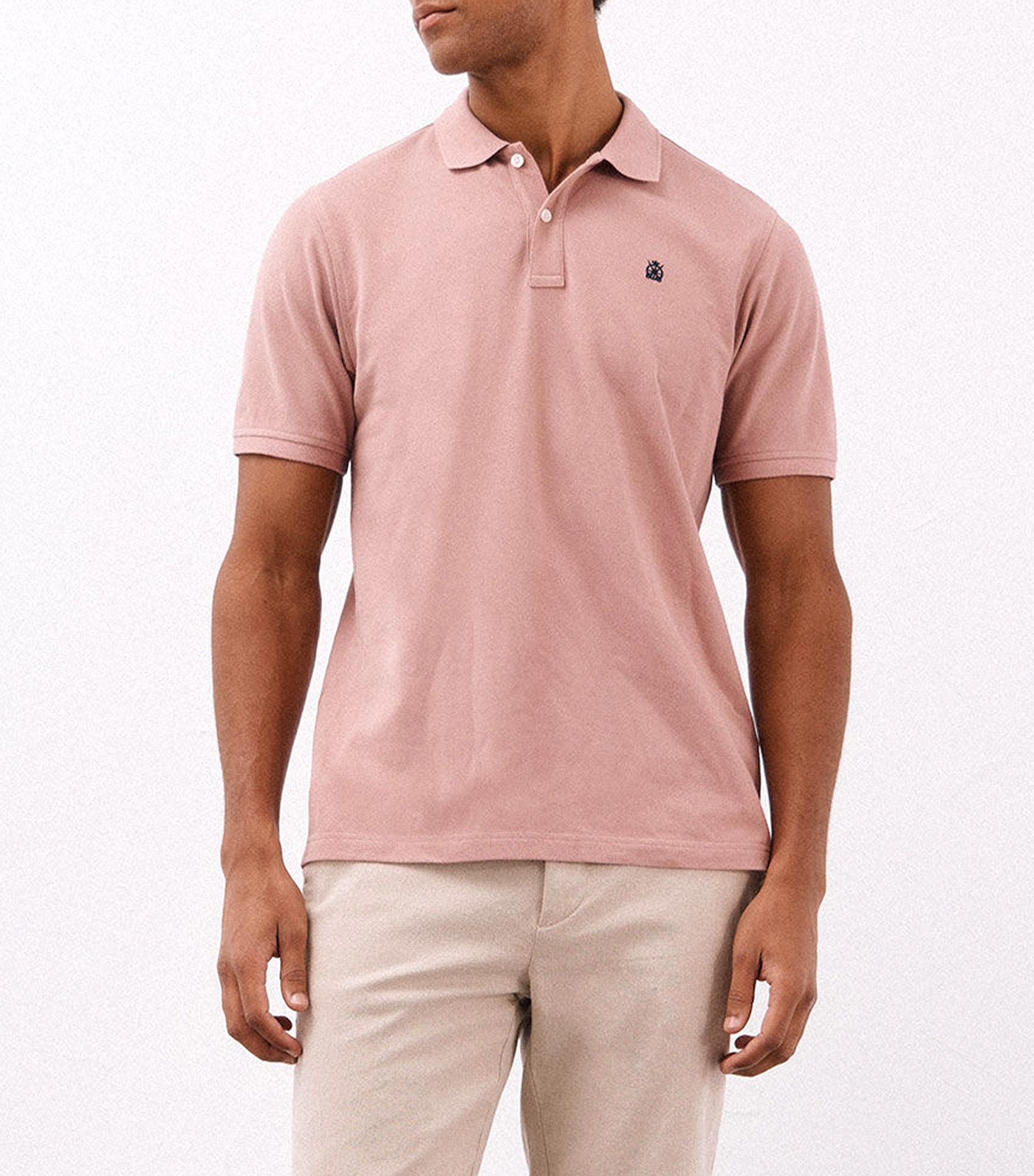 Basic Piqué Polo Shirt