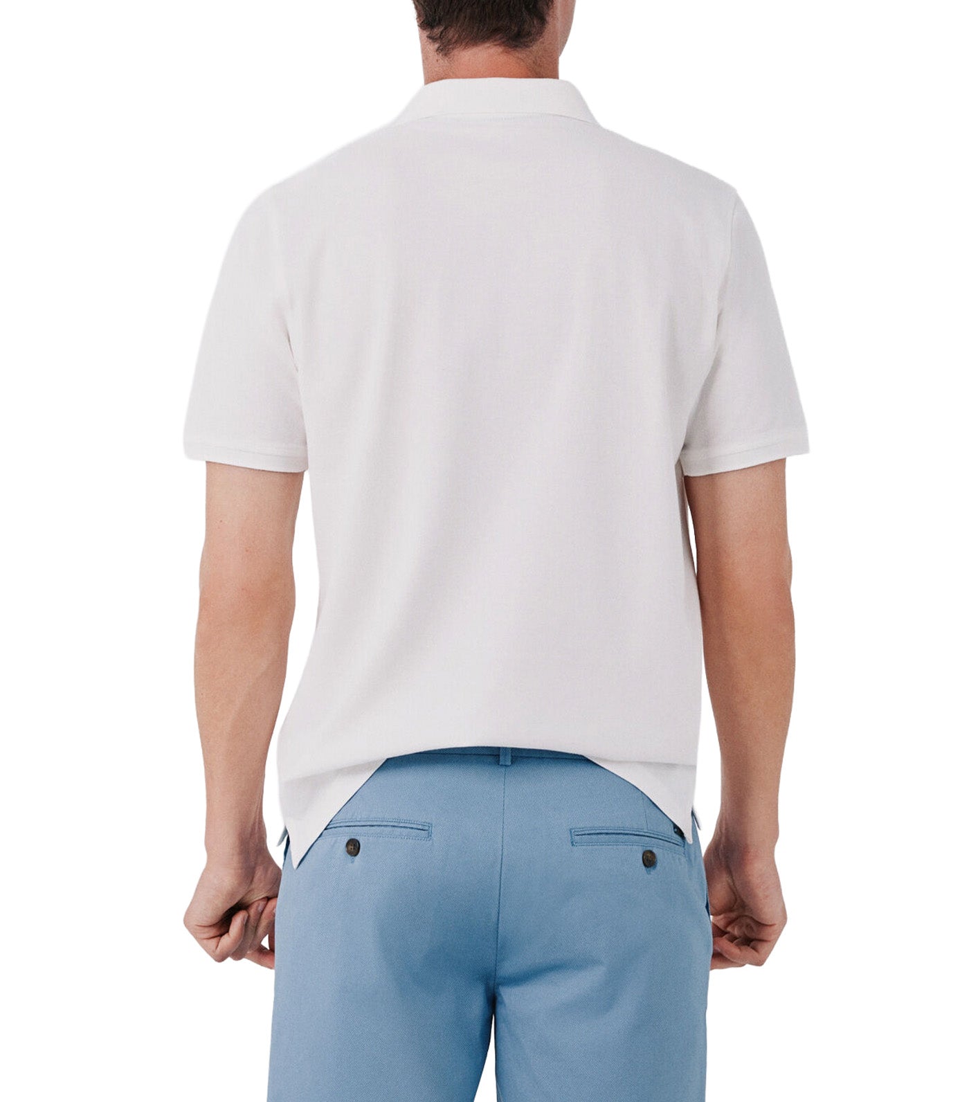Pique Basic Polo Shirt White
