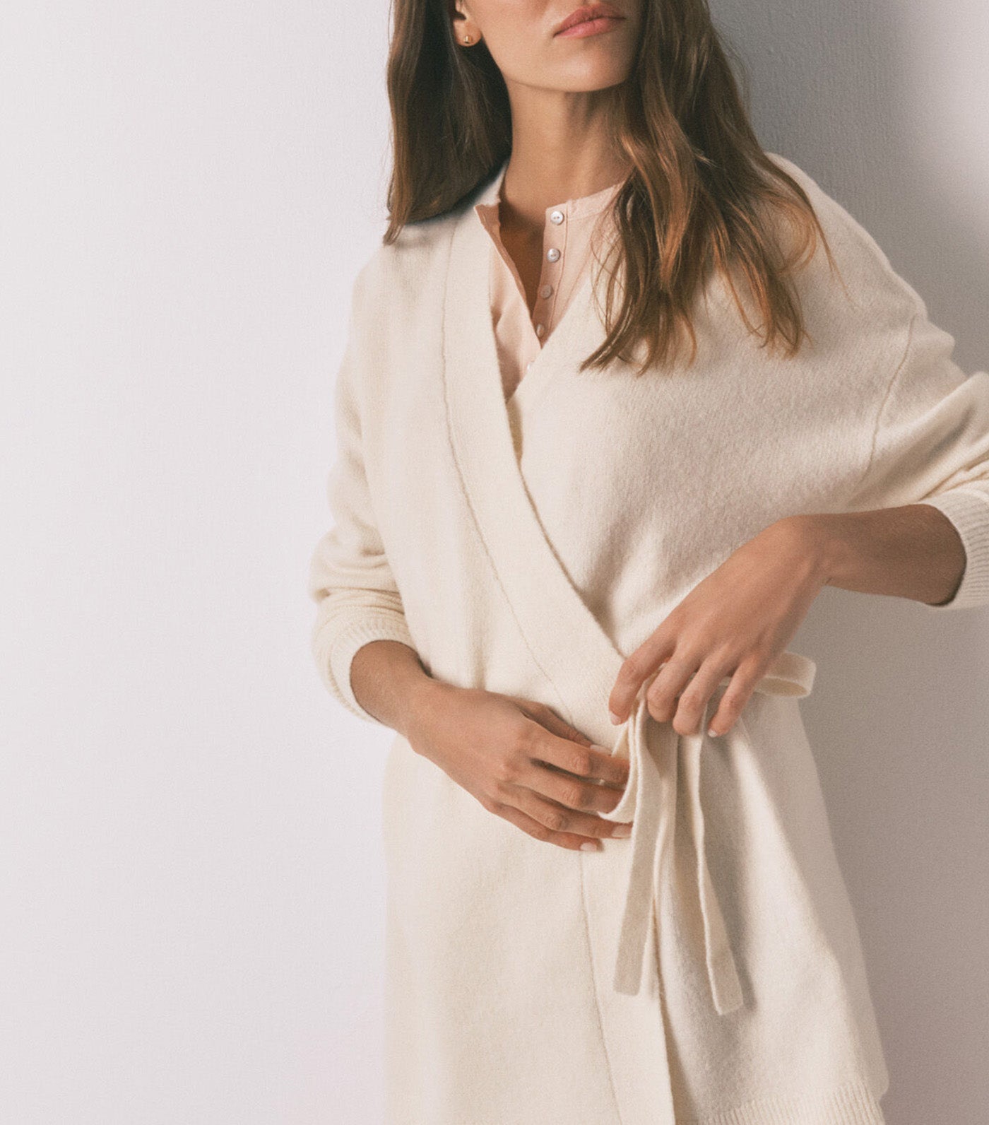 Knitted Cardigan Ivory