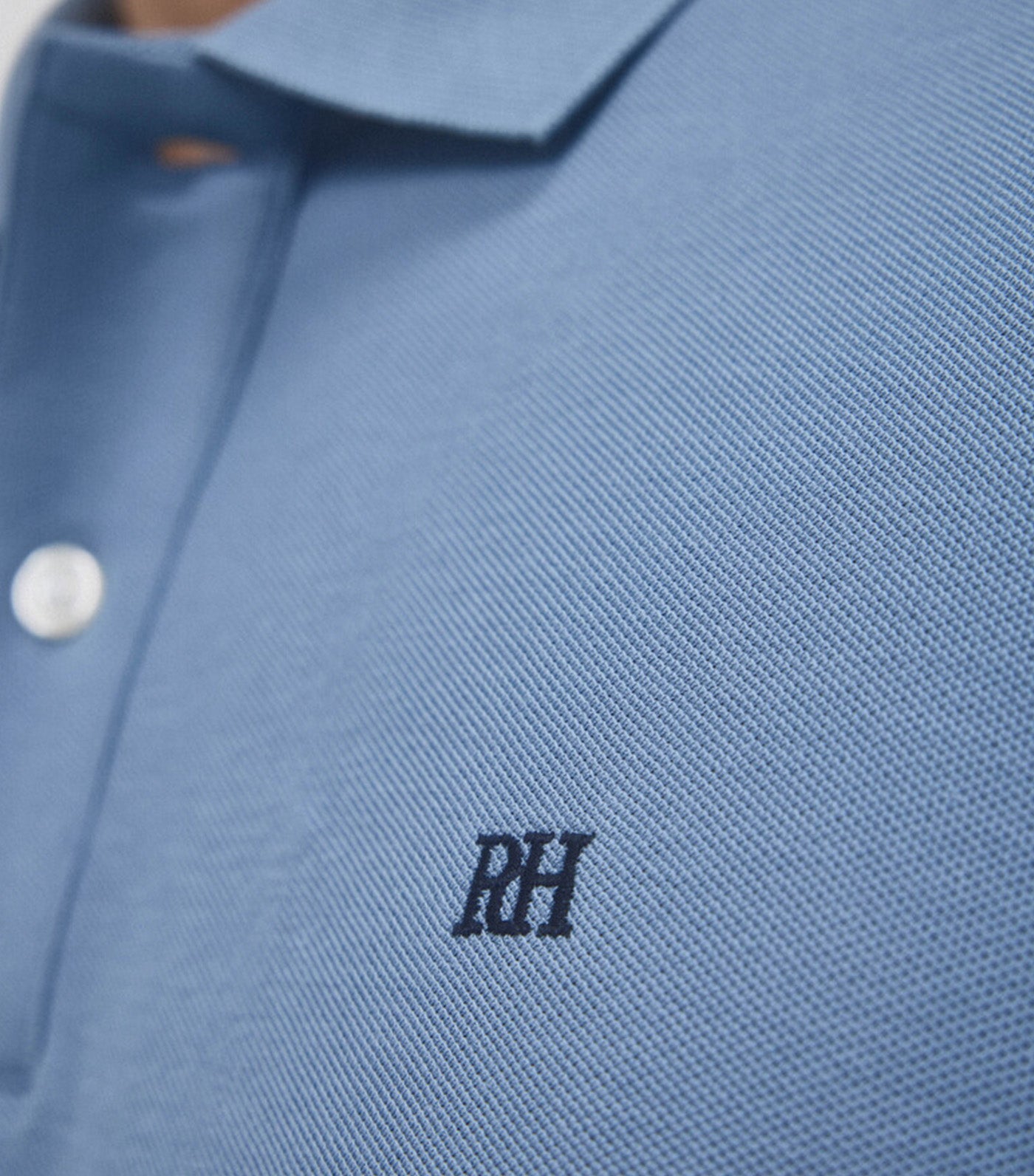 Basic Pique Polo Blue