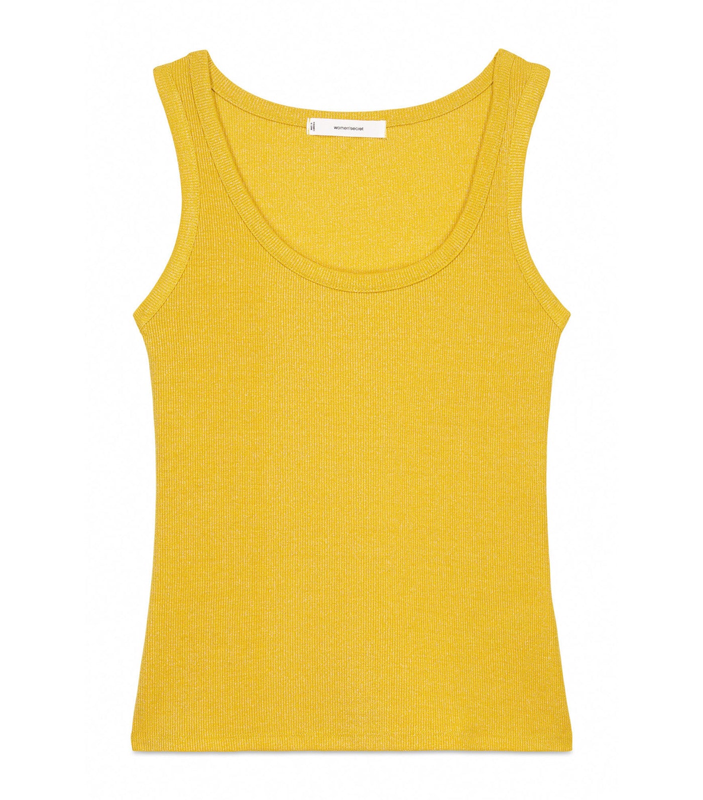 Lurex Ribbed Vest Top