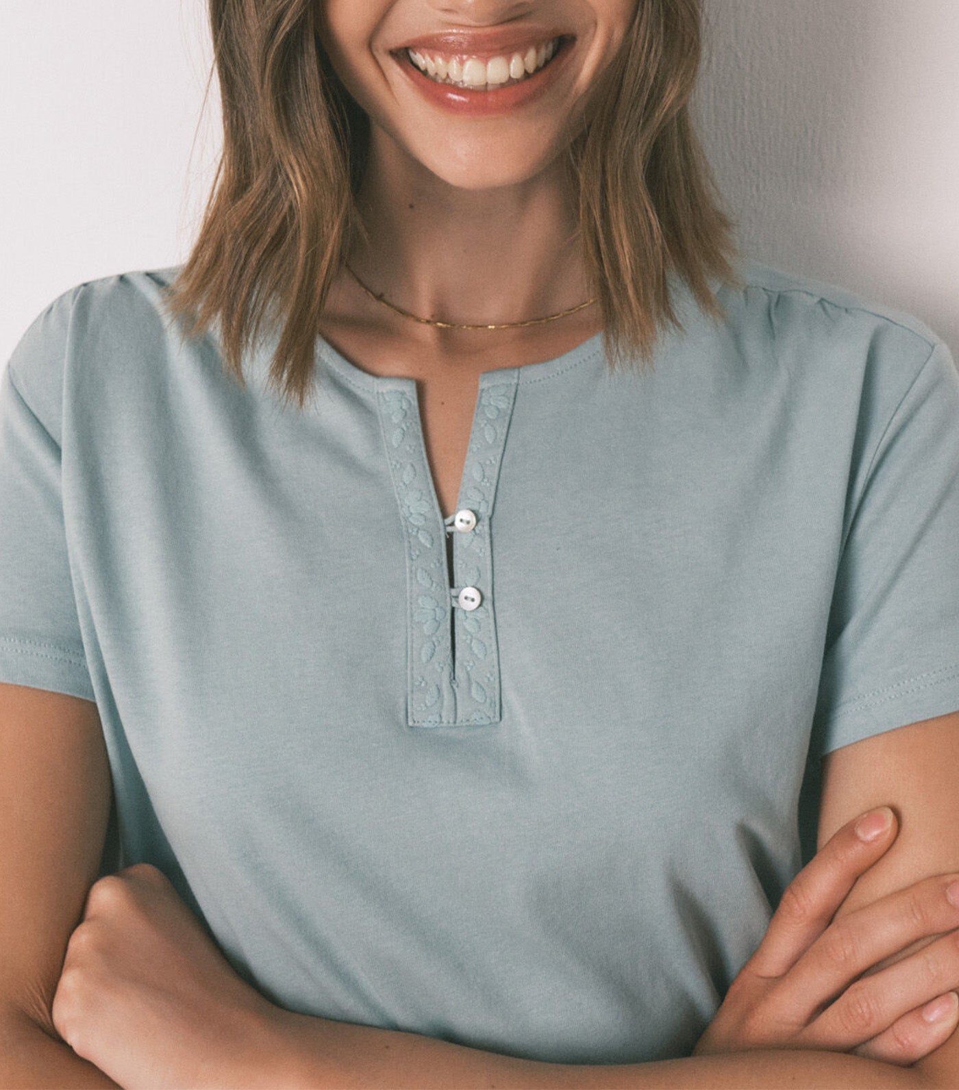 Short Sleeve T-Shirt Cotton Green