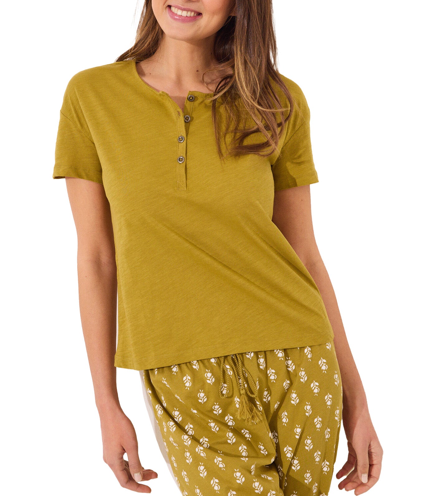 Short Sleeve T-Shirt Cotton Khaki