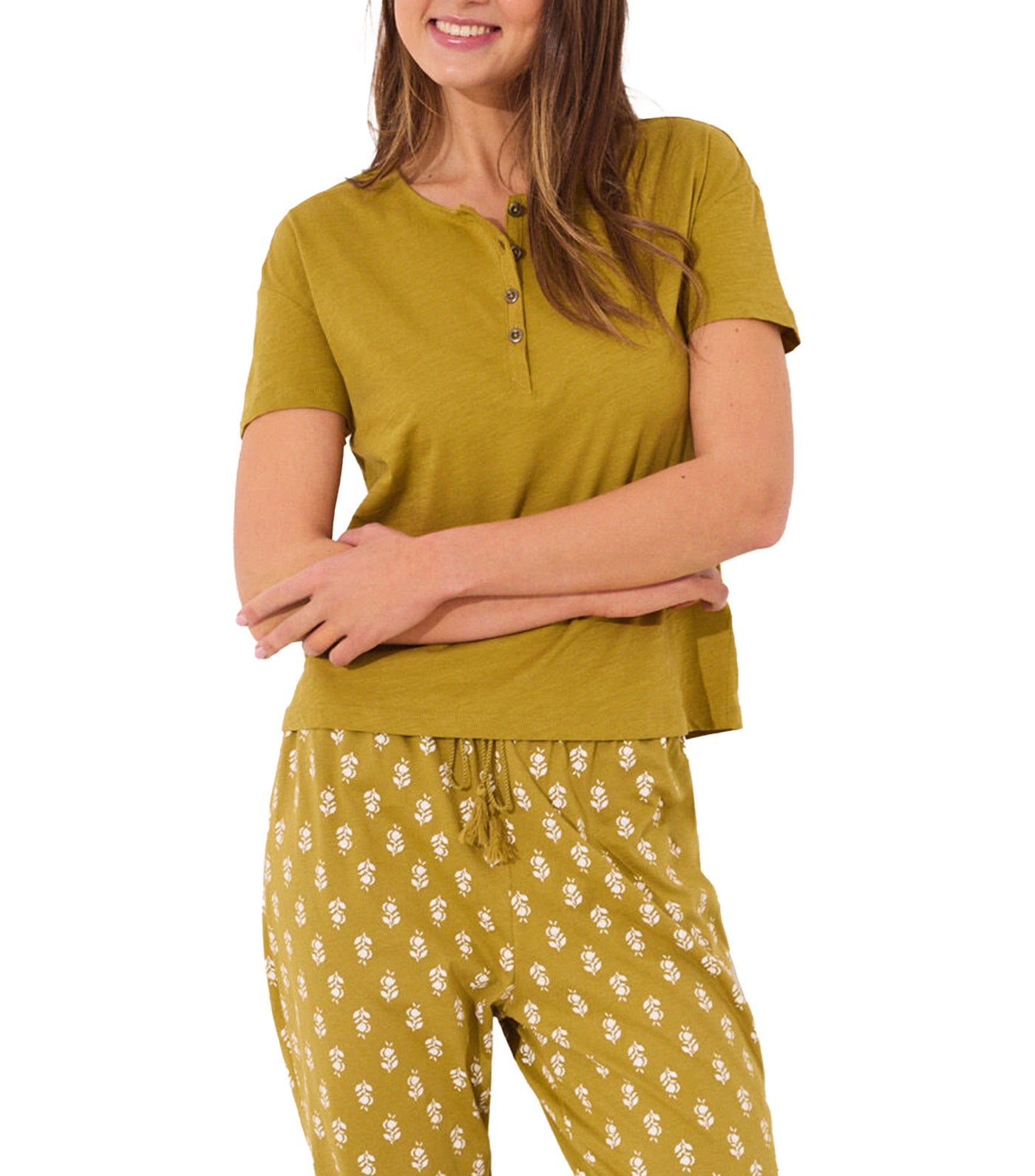 Short Sleeve T-Shirt Cotton Khaki