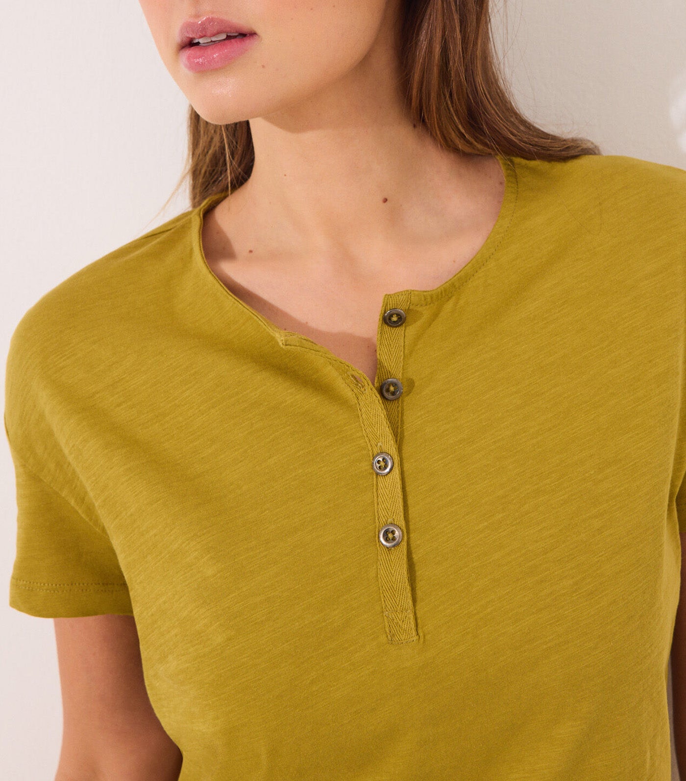 Short Sleeve T-Shirt Cotton Khaki