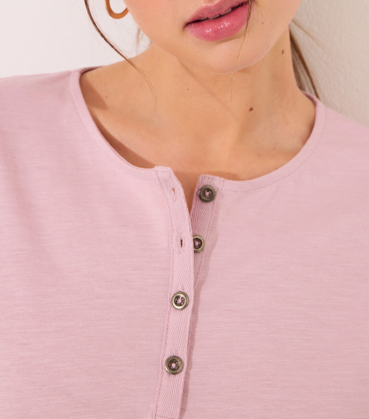 Short Sleeve T-Shirt Cotton Pink