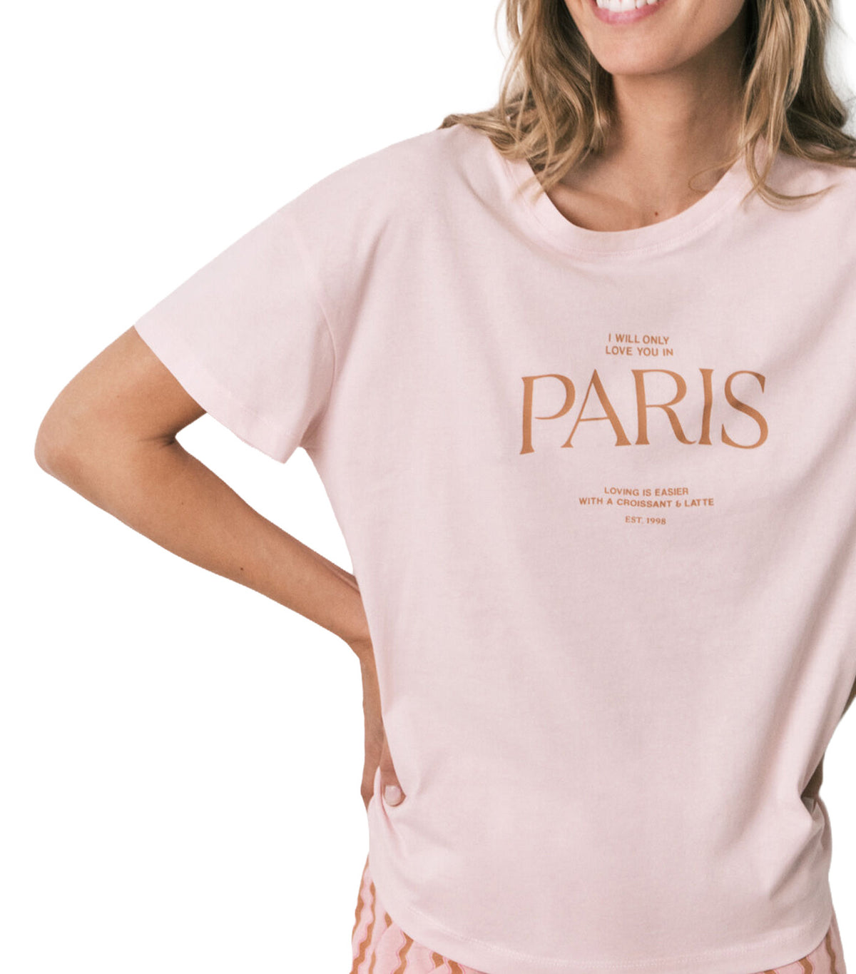 Cotton Short Pajamas Pink