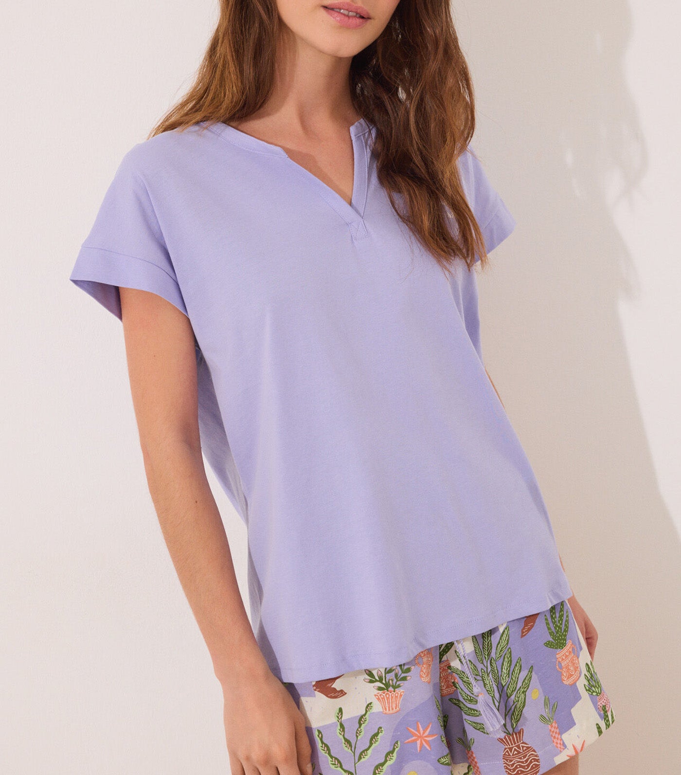 Short Pajamas Purple/Lilac
