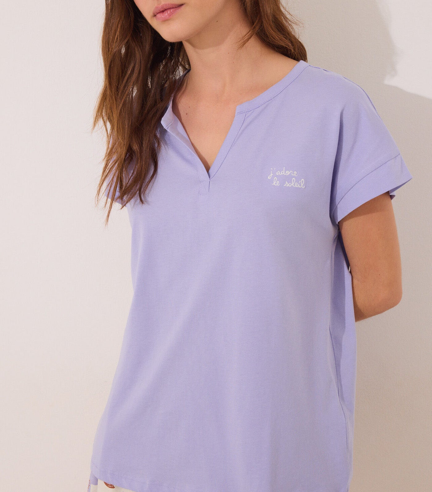 Short Pajamas Purple/Lilac