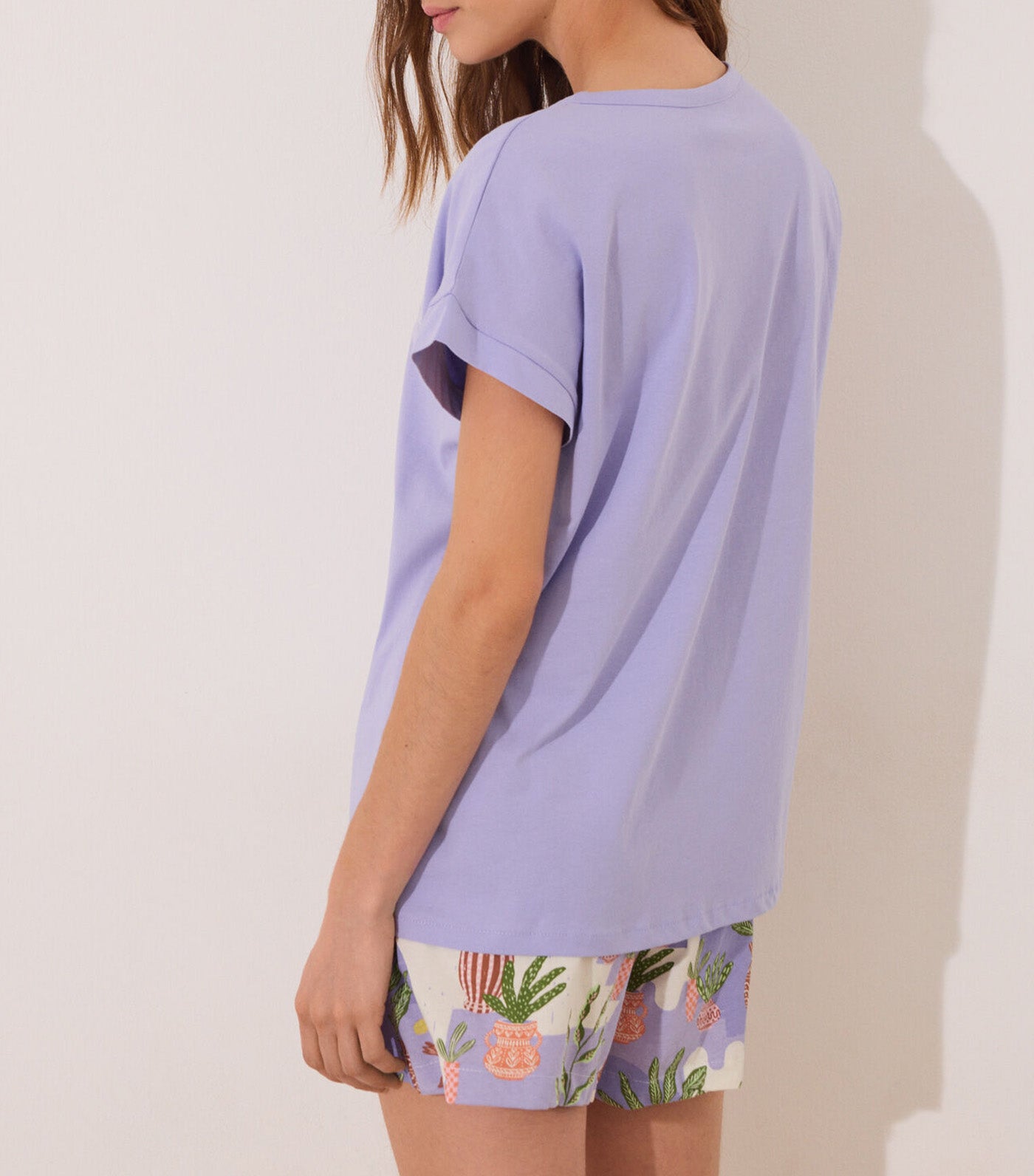 Short Pajamas Purple/Lilac