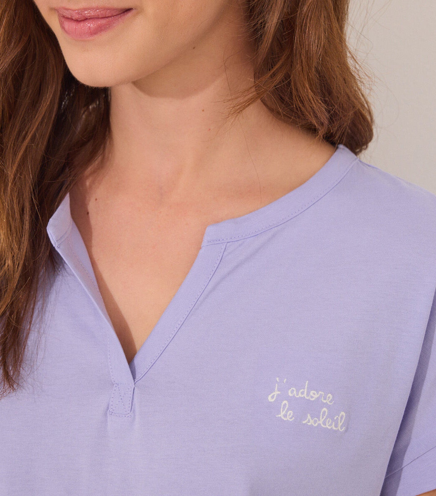 Short Pajamas Purple/Lilac