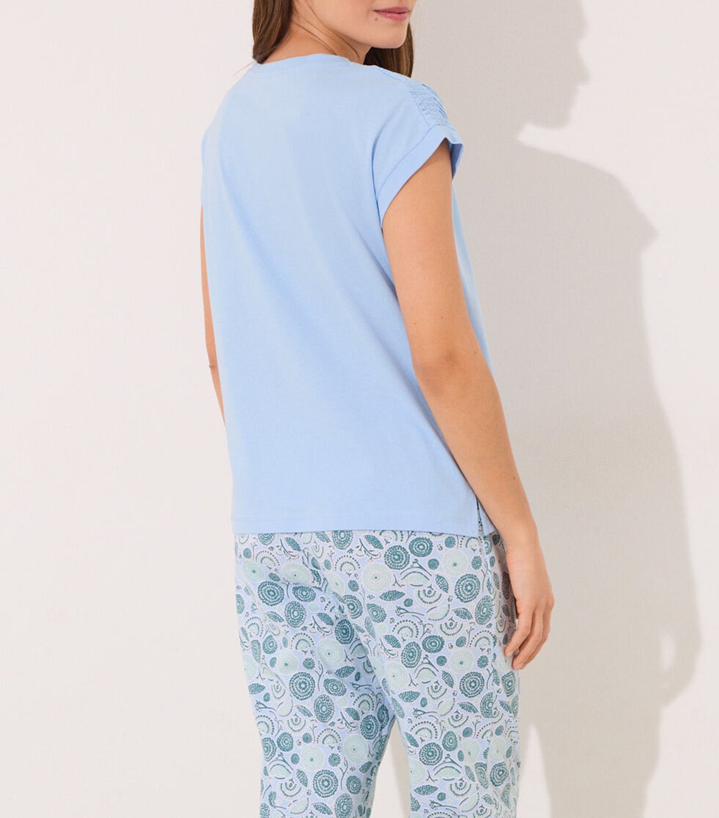 Short Pajamas Medium Blue