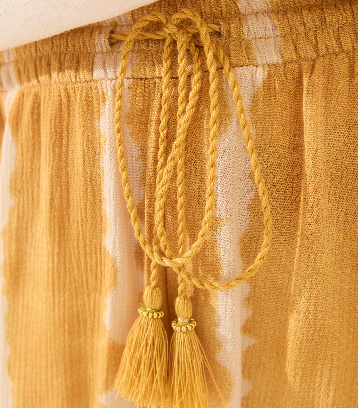 Tie-Dye Print Trouser Yellow