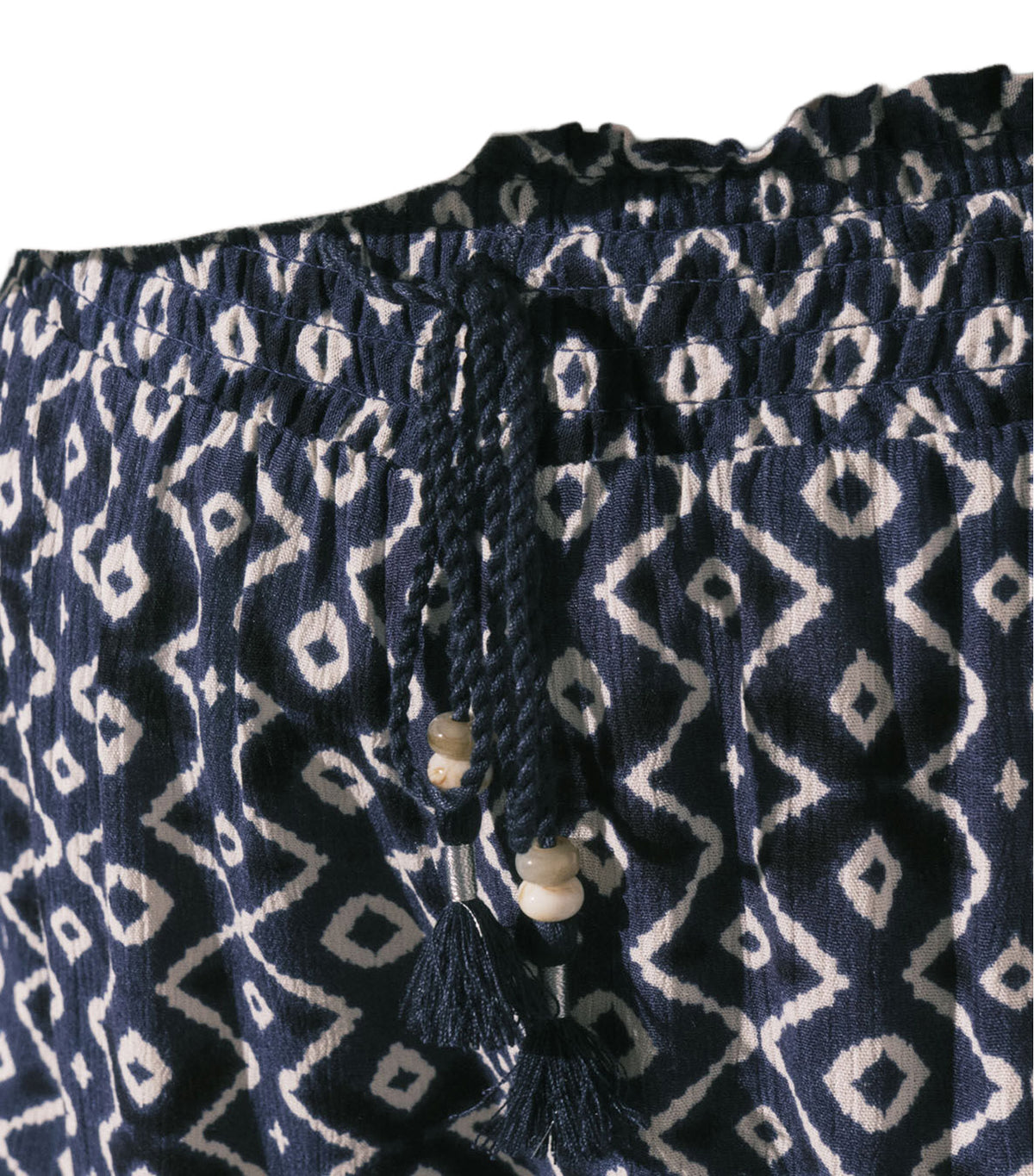 Geometric Pattern Shorts Blue