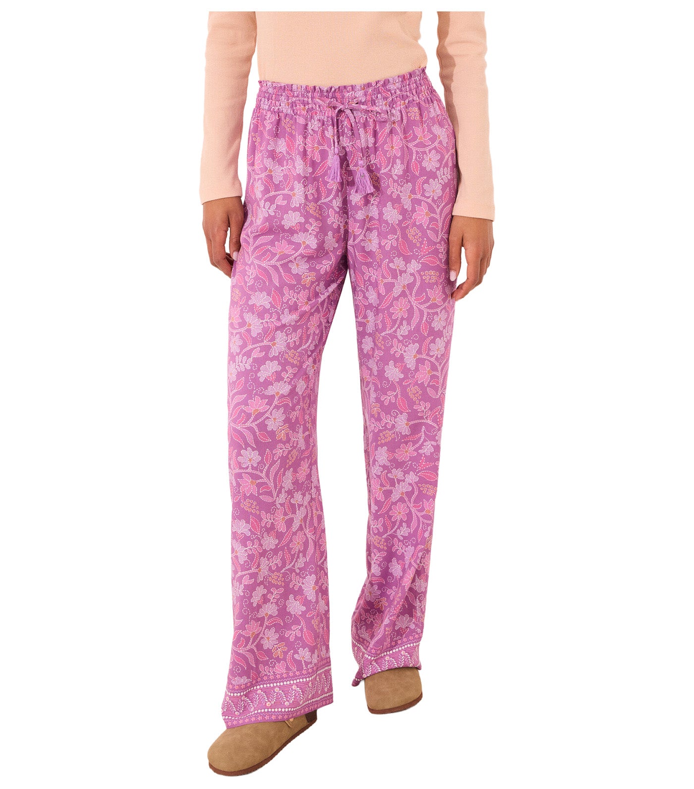 Long Pajamas Trouser Purple/Lilac
