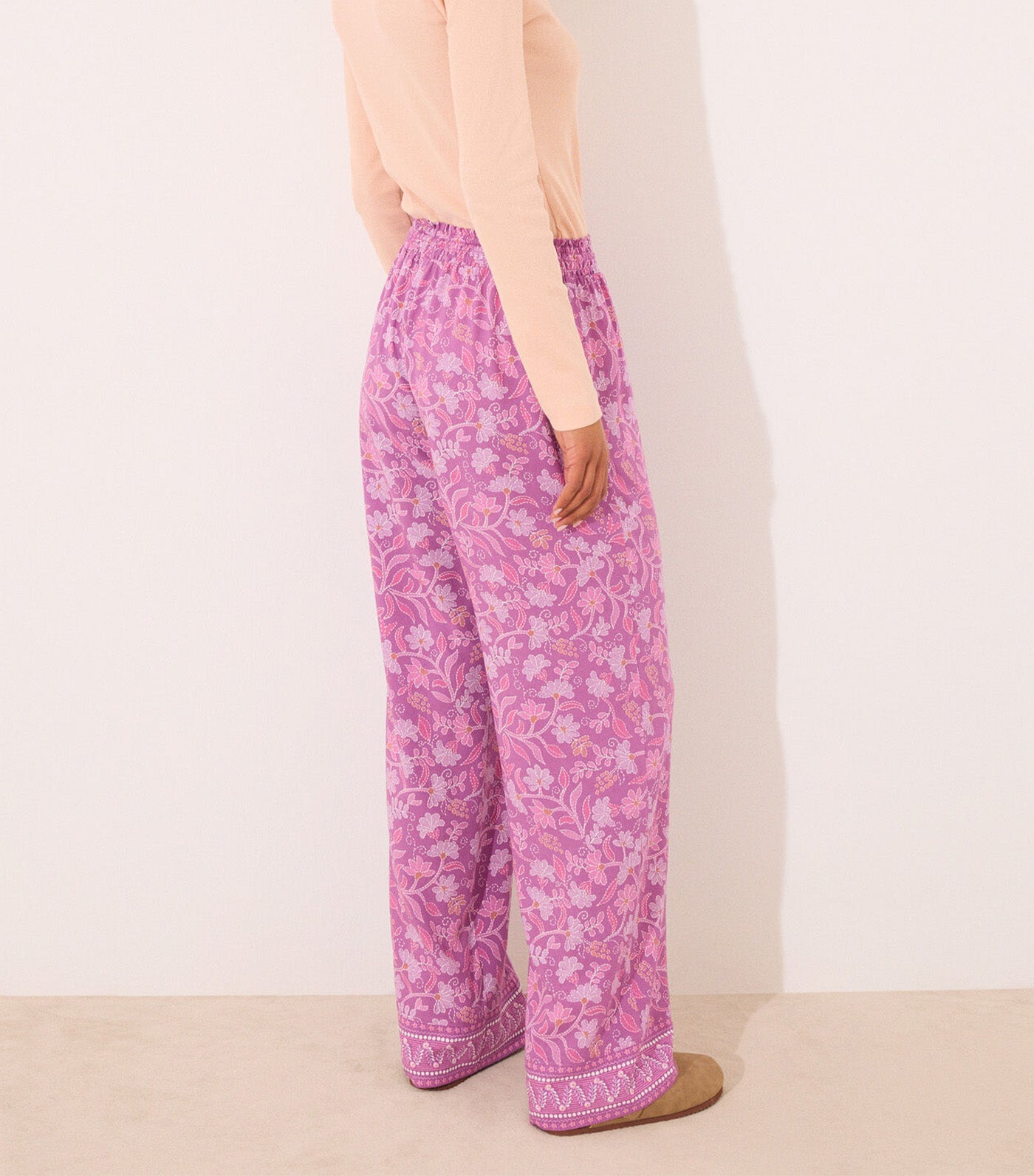 Long Pajamas Trouser Purple/Lilac