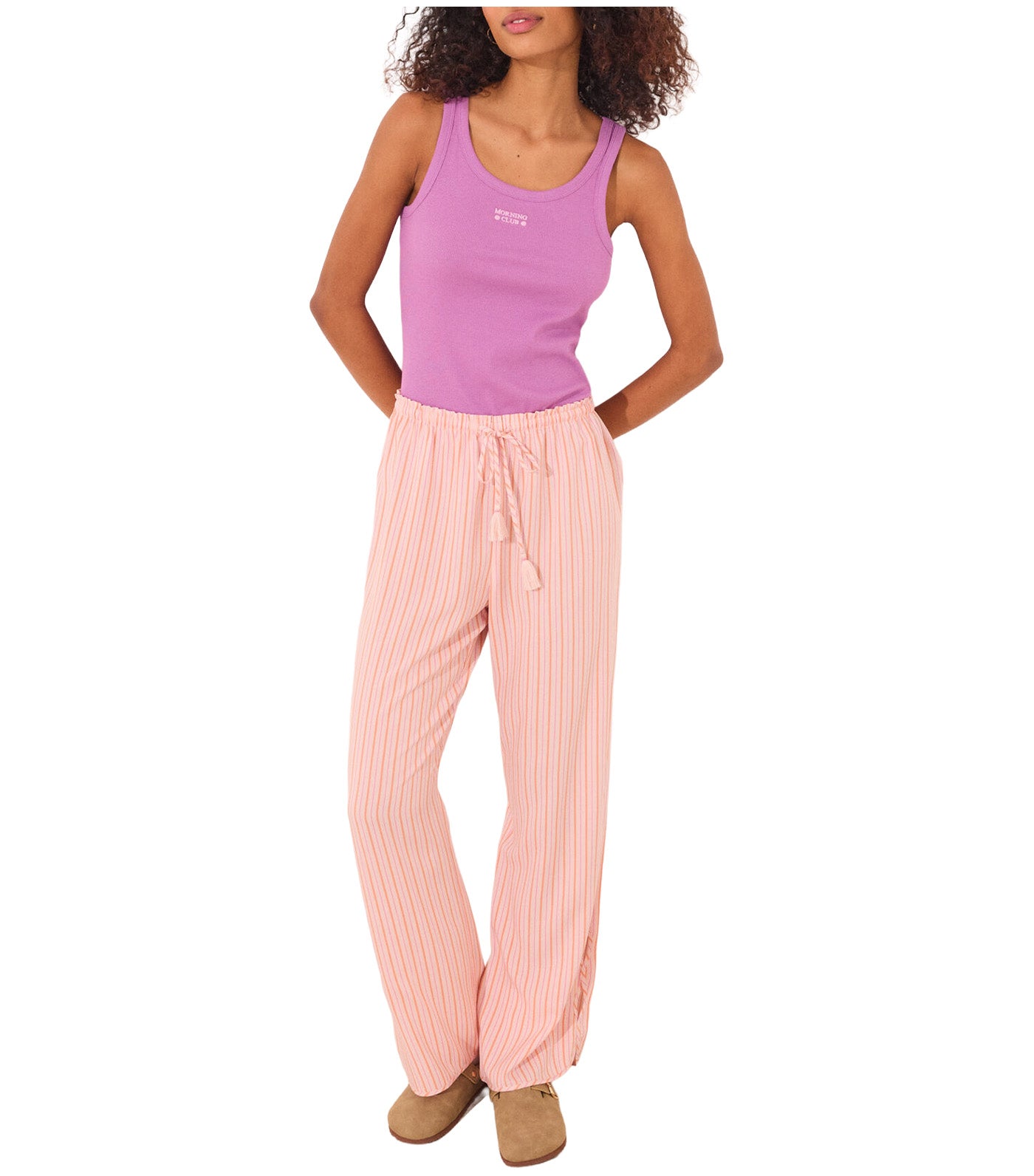 Long Pajamas Trouser Pink