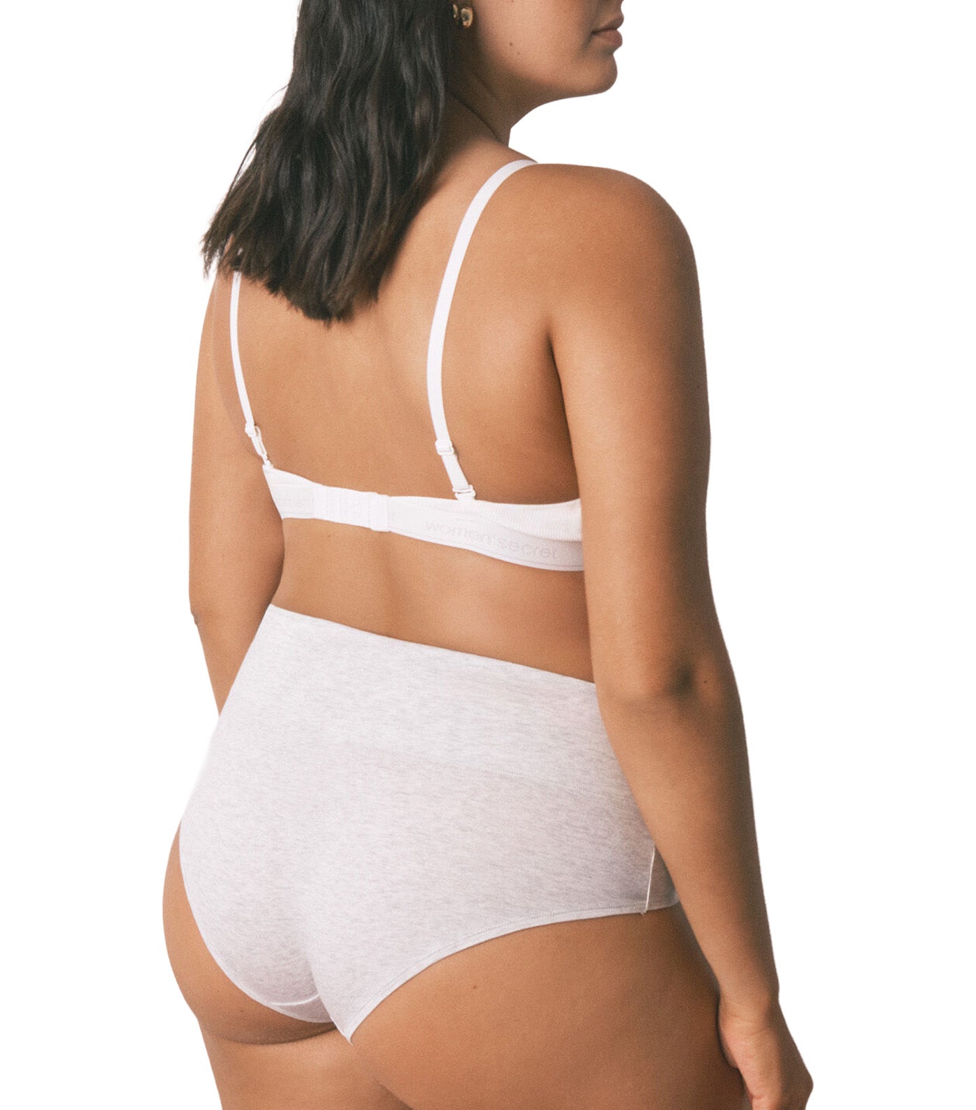 Classic High-Waisted Brief Grey